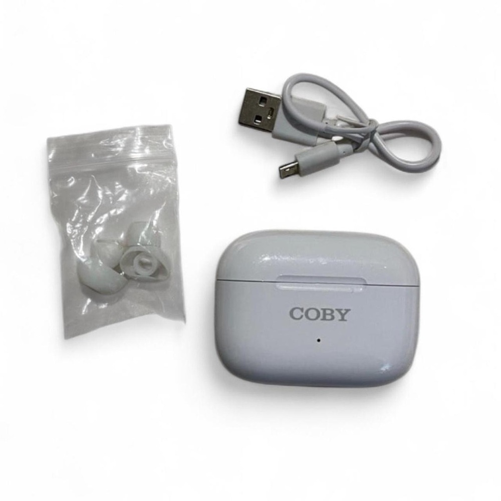 Coby White Wireless Earbuds